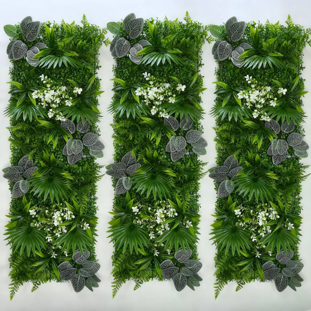 Flower Wall Panel - Painel de Grama Artificial Verde Simulado