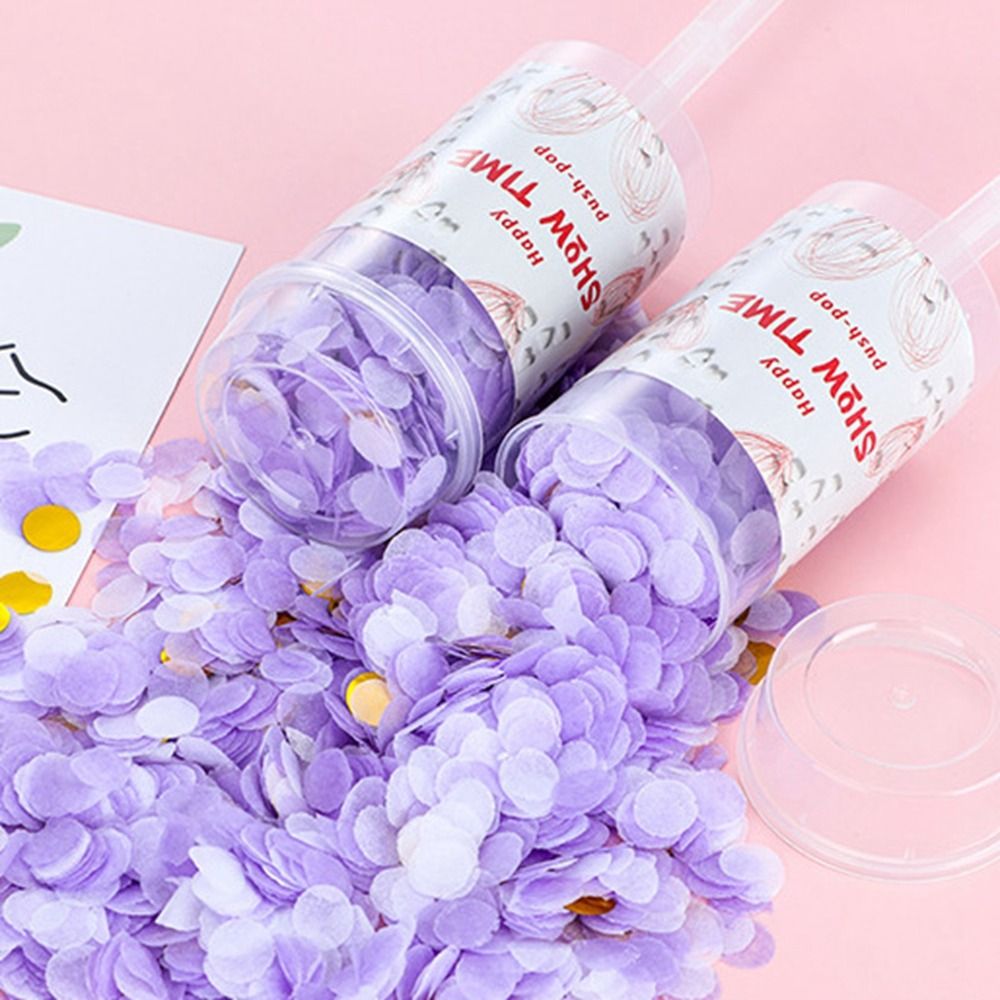 Confetti Cannon Tube - Lançador de confete colorido portátil para