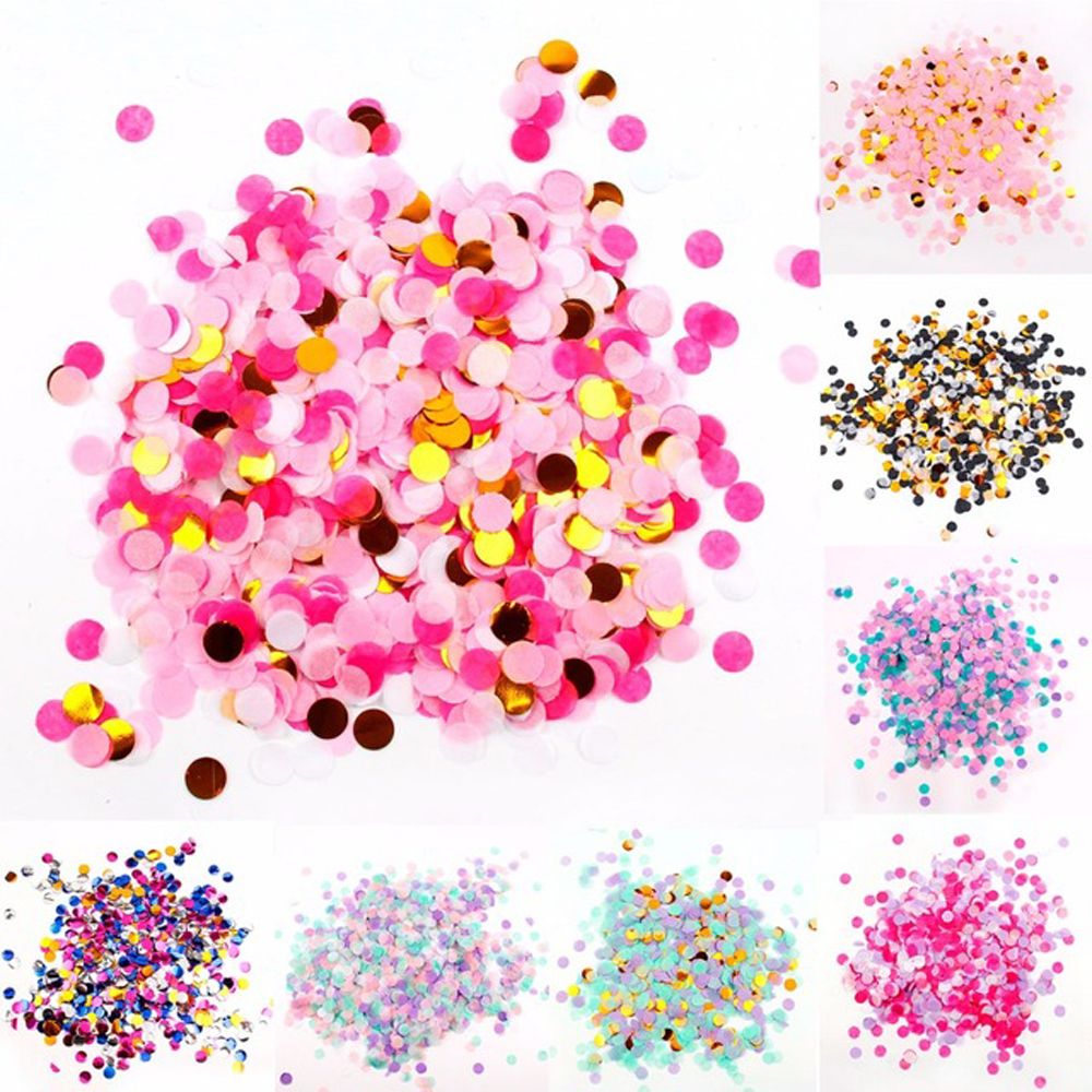 Confetti Cannon Tube - 10 g/saco redondo confete papel de