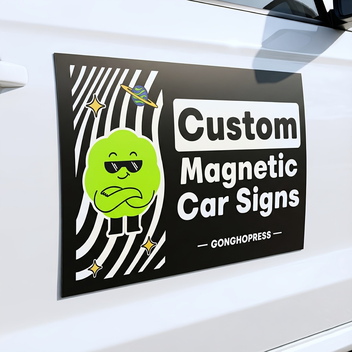 Eve Party - Adesivos Magnéticos Personalizáveis para Carros —