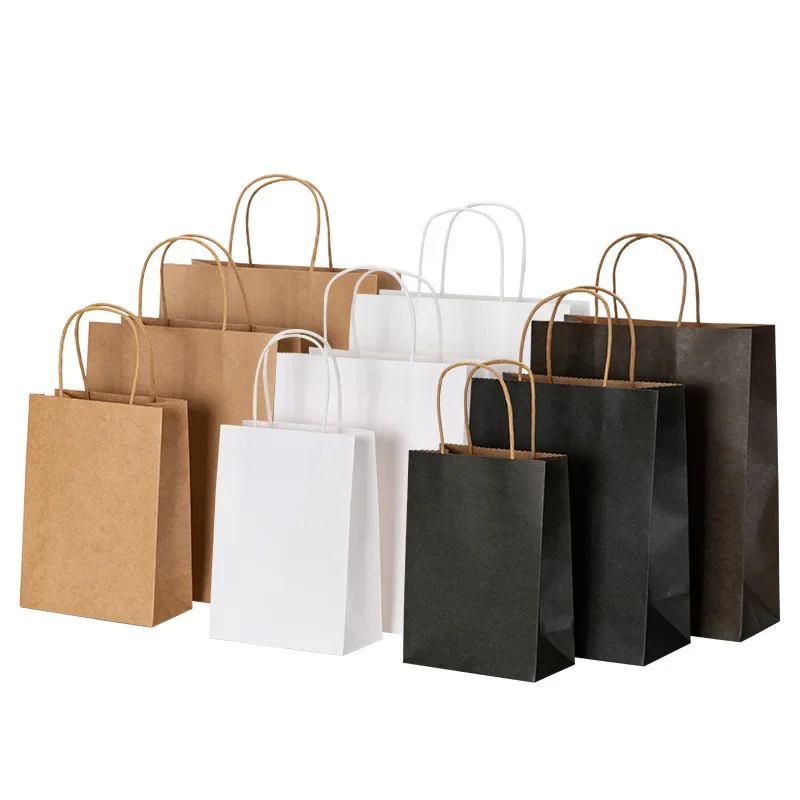 Party Event Supply Store - 10/20/30/40/50 peças/lote Sacos de Papel Kraft
