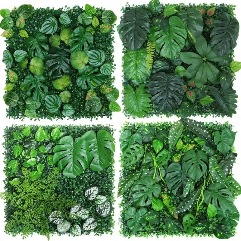 Flower Wall Panel - 50x50cm 3d painel de planta artificial