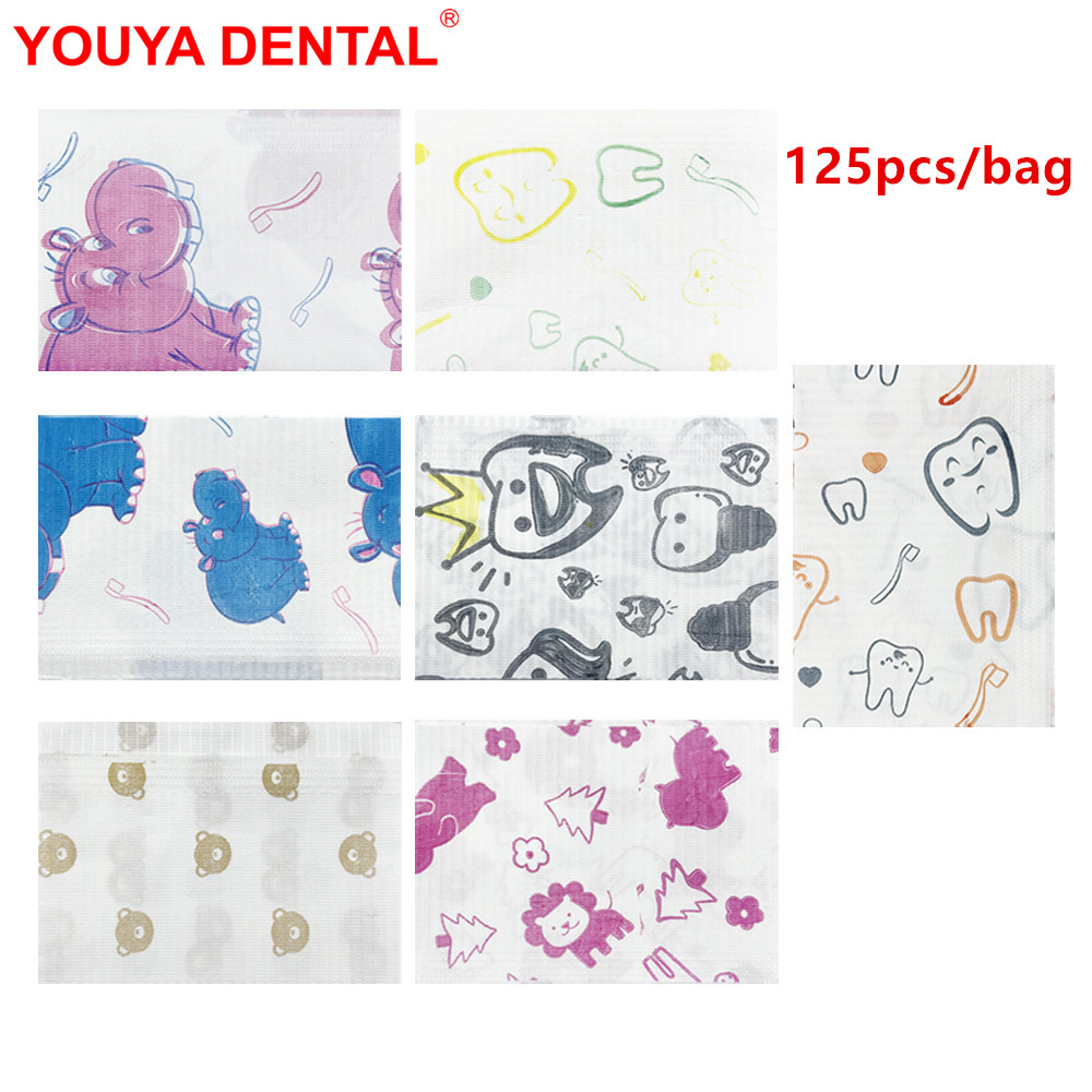 125 pçs crianças babadores den - Table Cloth Disposable avaliação e preço