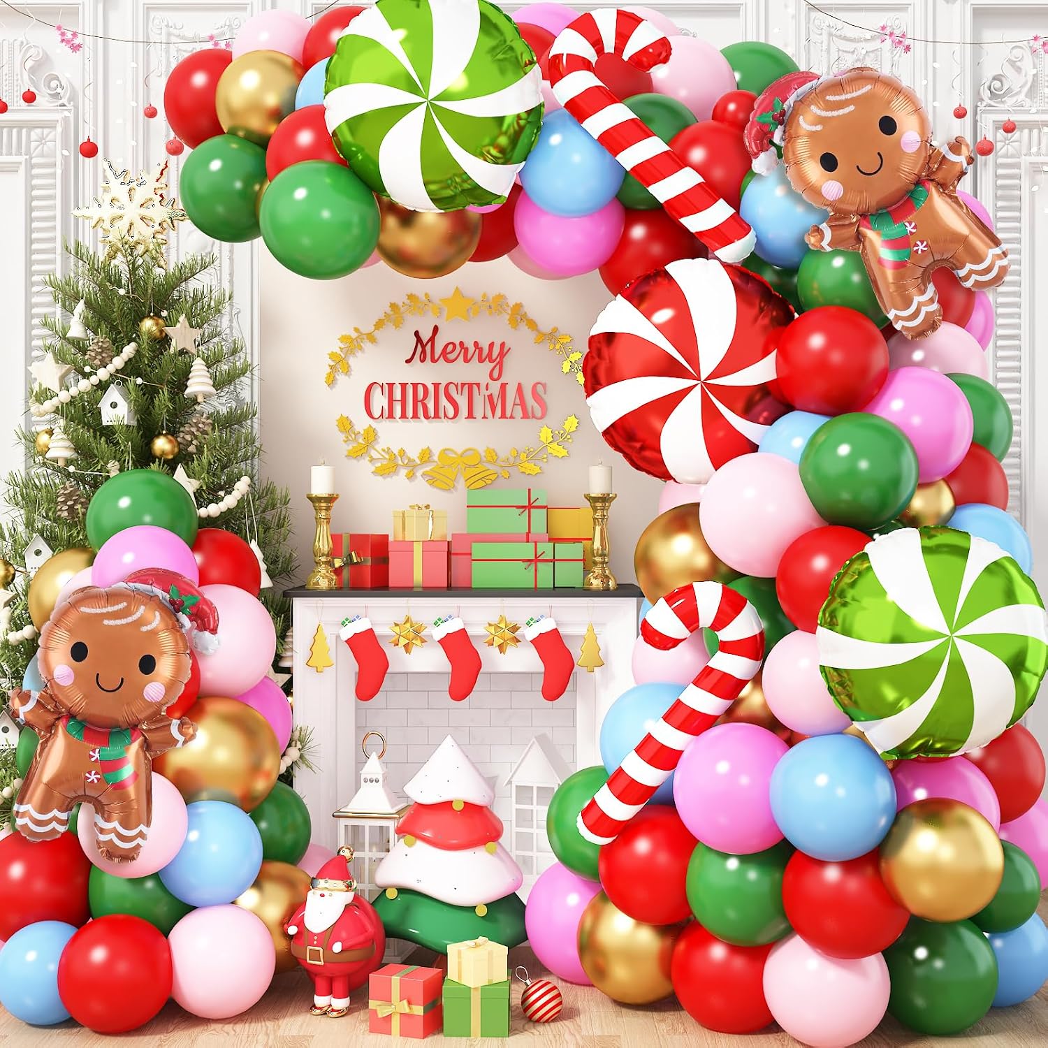 Kit de Arco de Balões de Natal - Balloon Arch Kit avaliação e preço