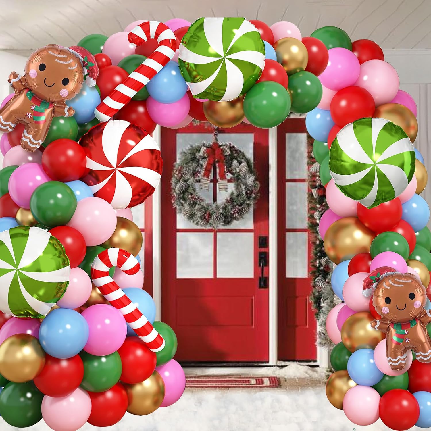 Kit de Arco de Balões de Natal - Balloon Arch Kit avaliação e preço