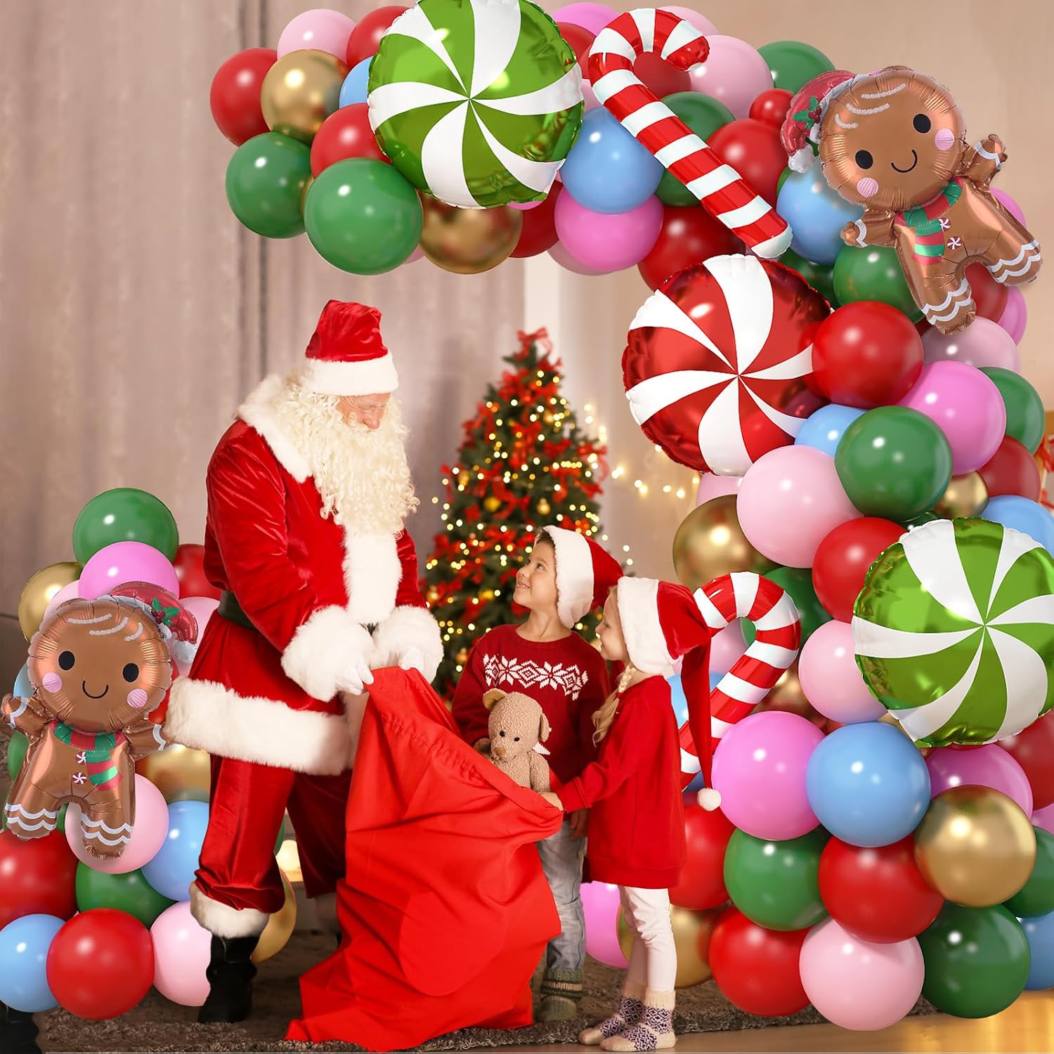 Kit de Arco de Balões de Natal - Balloon Arch Kit avaliação e preço