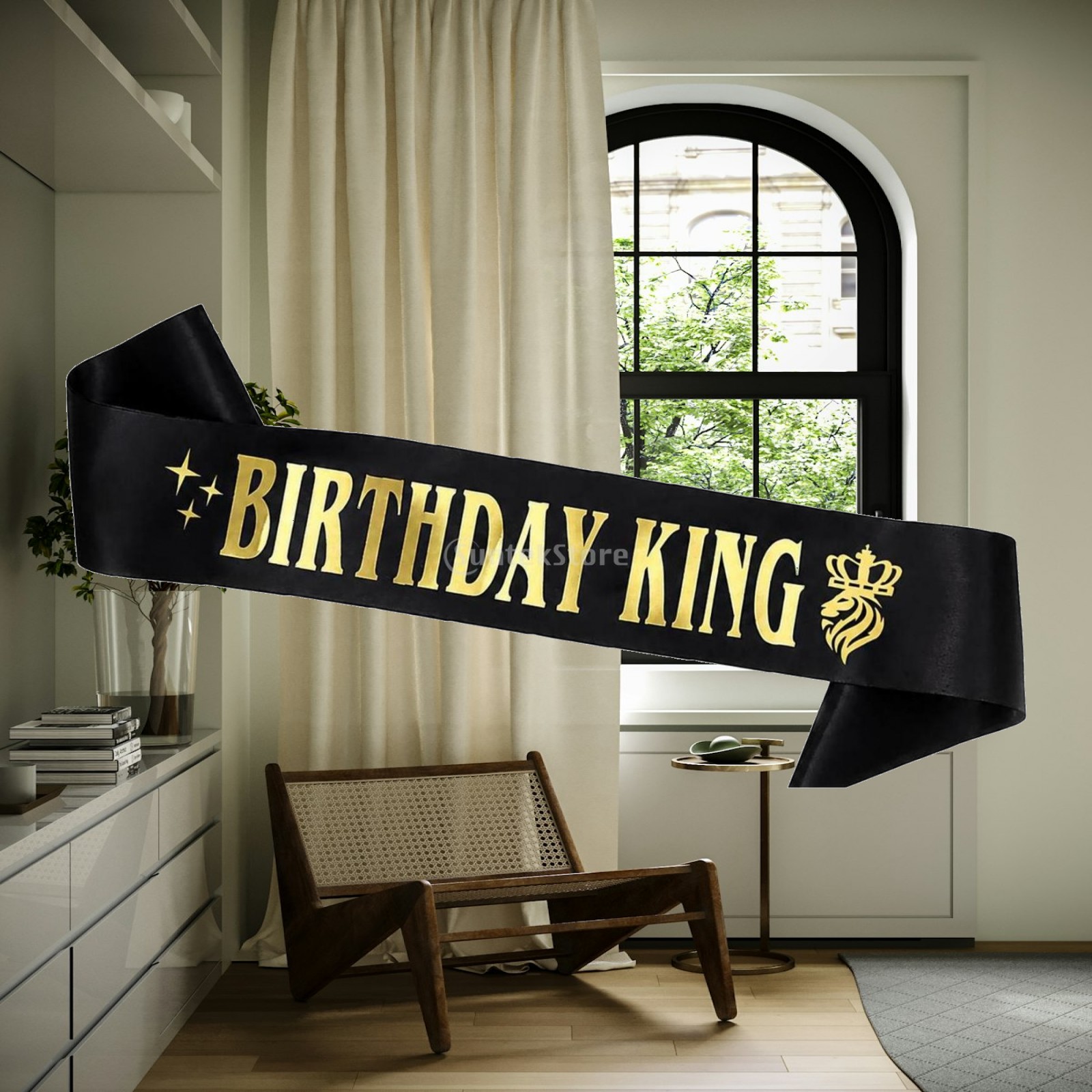 Coroa de Festa com Glitter, Fa - Birthday Sash Glitter avaliação e preço