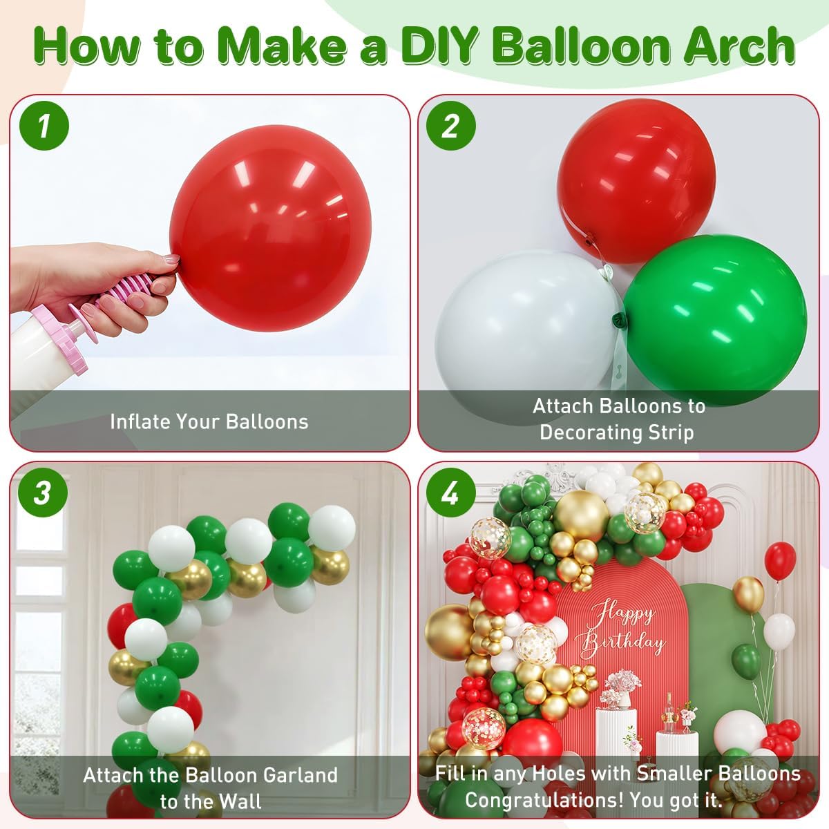 Kit de Arco de Balões Vermelho - Balloon Arch Kit avaliação e preço