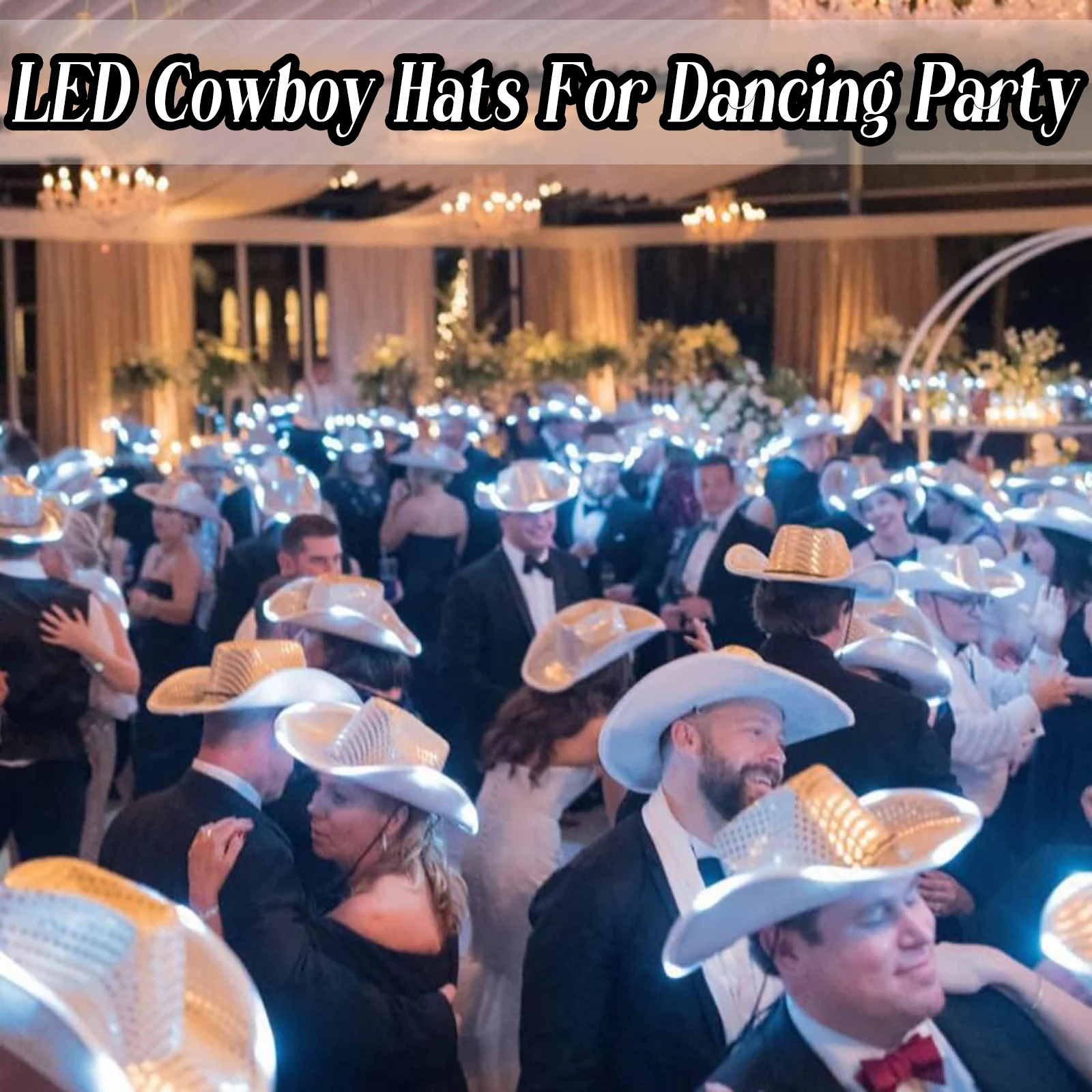 Chapéus de Cowboy LED em Pacot - Party Hat Cone avaliação e preço