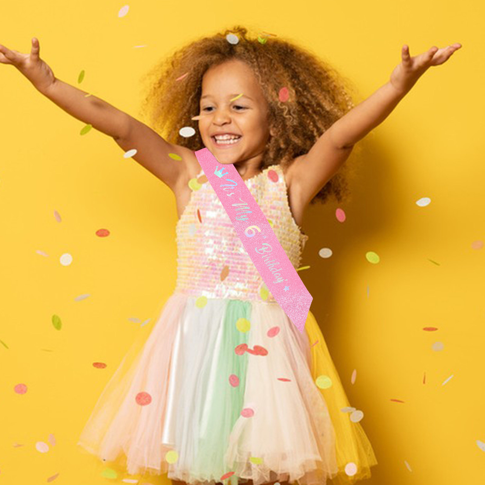 Conjunto de 5 Peças de Faixa d - Birthday Sash Glitter avaliação e preço