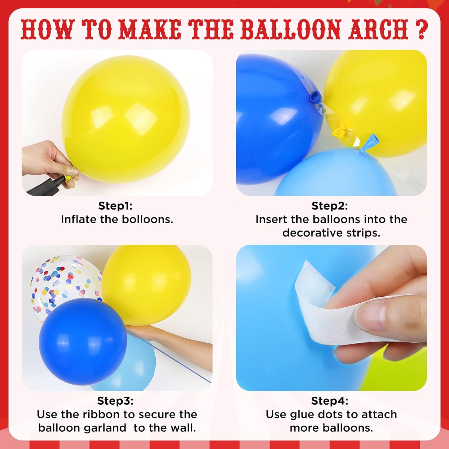 Kit de Arco de Balões Azul, Ve - Balloon Arch Kit avaliação e preço